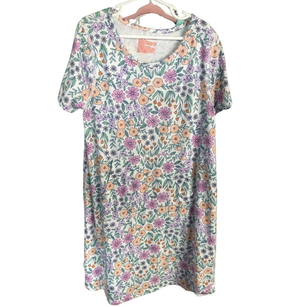 Cat & Jack Floral Adaptive Dress sz 10/12